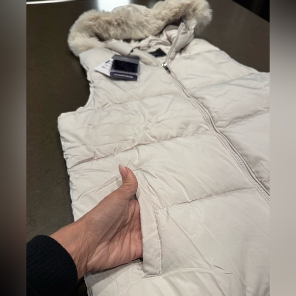 NWT MOERDENG Women's Long Puffer Vest Down Alternative Outerwear Hooded Sz: M - Picture 8 of 15